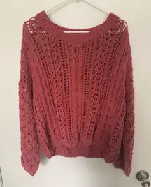 Eloise Pink/Rose Knit Sweater