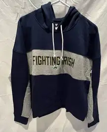 Fanatics Notre Dame Fighting Irish  Women's pullover hoodie - navy/gray, XL