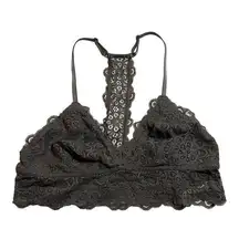 Aerie Lace Pullover Racerback Bralette Size Medium Stretch Comfort Lightweight