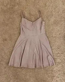 Purple Sparkly Dillard's Homecoming Dress