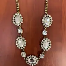 Bauble Bar Gold Necklace with stones