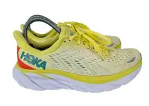 Hoka  ONE ONE Clifton 8 Womens Shoes Size 7 Yellow Pear/Sweet Corn Sneakers