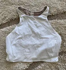 High Neck Sports Bra Crop Top