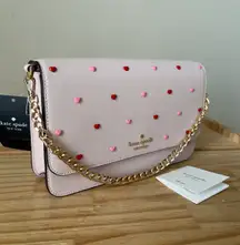 Kate Spade Key To My Heart 3d Micro Crossbody # KK593 Red