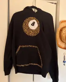 Hand Embroidered 8ball Hoodie!