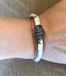 Genuine Leather Swarovski Bracelet