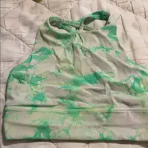 Hi back long line energy tie dye