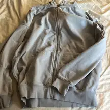 Brandy Melville Pacsun John Galt oversized zip up periwinkle