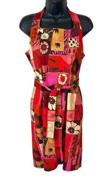 Russell Kemp Patchwork Animal Safari Print Dress