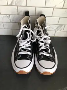 Chuck Taylor Black Leather Converse All Star High-Top Sneakers