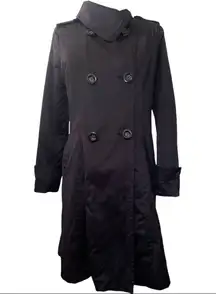 London Fog Black Trench Coat