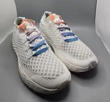 NOBULL Women's Wild Aspire White & Multicolor Knit Runners Shoes Size 9.5