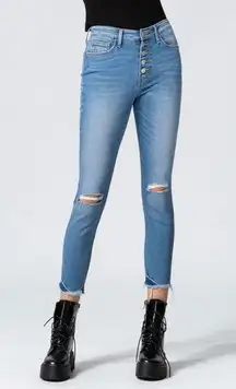 Flying Monkey High Rise/Crop Skinny Jeans