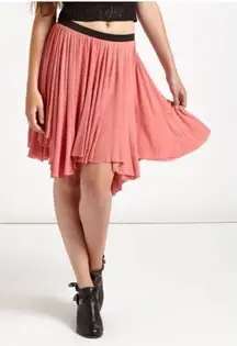 FREE PEOPLE Pink Asymmetrical Skirt Womens Medium Fairy Soft Girl Summer Casual