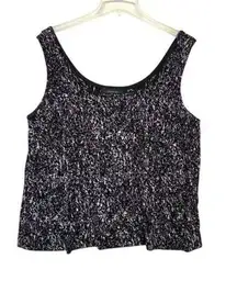 Alex Evenings Black Tank Top Scoop Neckline Women’s XL