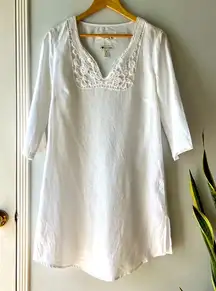 Malvin Of Hamburg Germany• 100% Linen Shift Dress• Sz 8