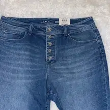 Inc High Rise Ankle Jeans Sz 14