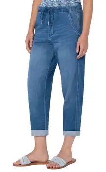 Liverpool The Rascal Tie Front Jean Tapered Leg Button Fly Cotton Vernon 16/33