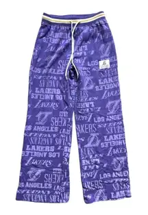 Womens NBA Los Angeles Lakers Purple Wide Leg Sweatpants - Sz XS