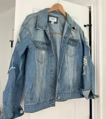 Distressed Denim Jacket