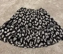By together cheetah print mini skirt 