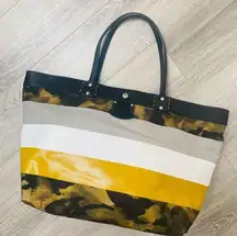 Ghurka Smyth II striped camo large tote bag Italy