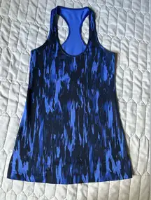 LULULEMON | Cool Racerback Women's Tank Top |Cobalt Blue/Black | Size 4