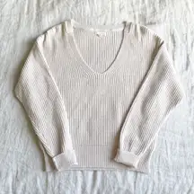 LA Hearts Cream Knit Sweater