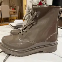 DKNY Women's Taupe Combat Boots