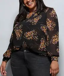 Cabi Fall Fiesta Blouse size XXL