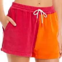 Solid & Striped Tangerine Strawberry The Charlie Terrycloth Shorts Sz XS NWT