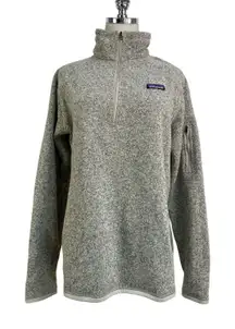 Patagonia Better Sweater Quarter Zip Beige Cream Pelican