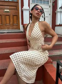 Princess Polly Kimbelle polka dot maxi dress 