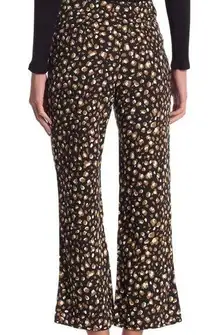 Dee Elly Animal Spots Print Straight Leg Pants.