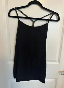 Black Tank W Sports Bra