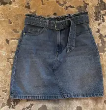 Denim Mini Skirt