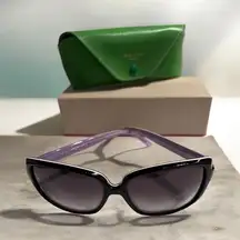 KATE SPADE Darlene/S Sunglasses  Black Amethyst Designer 58-15-135 w/Case & Box