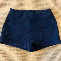 Sneak peek high waisted shorts