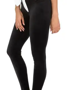 NWT SPANX VELVET LEGGINGS PANTS Black #2070 Slimming Holiday Sexy Party S M or L