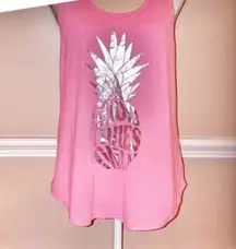 Good times only tank pink small fifth sun