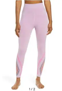 Free People Movement NEW FREE PEOPLE FP MOVEMENT The Essence High Waist Leggings In Pink M/L