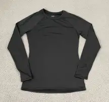 Cuddl Duds Climate Right Plush Warmth Shirt Women S Black Base Layer Long Sleeve