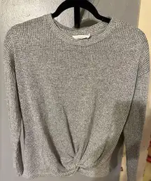 Lush brand grey long sleeved top