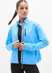 Athleta M Sprint Finish Jacket Cornflower Blue Medium Regular