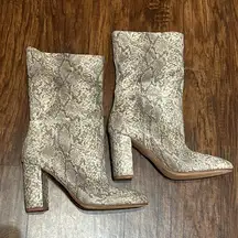 Chinese Laundry Snakeskin Boots