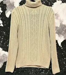Asos women’s beige high neck sweater 