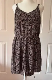 American Eagle ~ Woman’s Leopard Print Romper ~ Size Medium ~ F11182