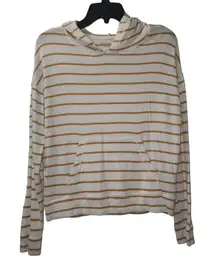 American Eagle Plush Hoodie‎ Soft & Sexy Striped Pullover Sweatshirt XS