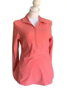 LAYERS 8 Qwick dry women's pink size small have zip pullover long sleeve