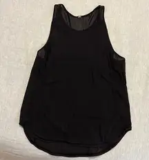 LULULEMON BLACK RUNNING TANK